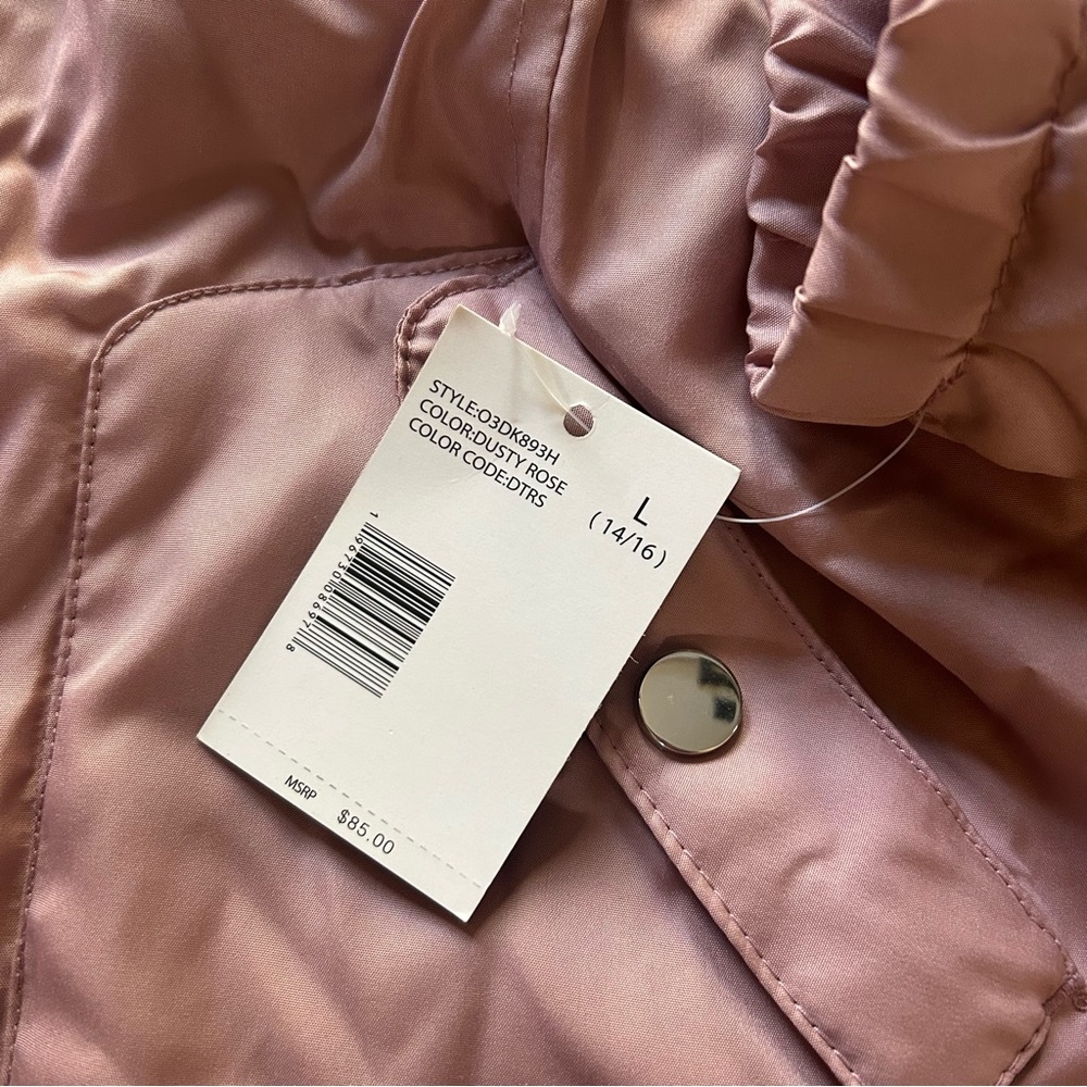 DKNY girls jacket NWT size 14/16 Large - Picture 2 of 4